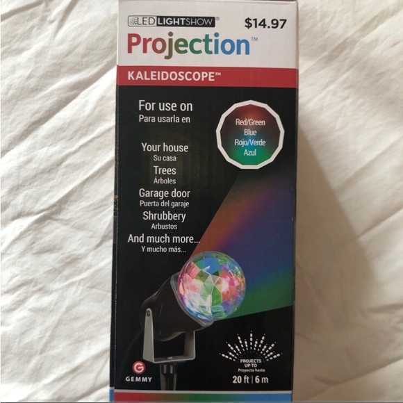 ⚡️DONATING TOMORROW⚡️BUNDLE- LED Projection Let it Snow& Multi Color XMas Lights - Picture 7 of 8